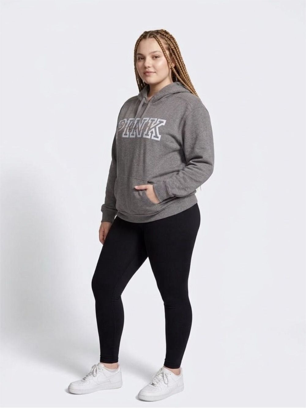 Victoria's Secret PINK Gray Pullover Hoodie